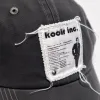 Colorful baseball cap with white patch label, fashionable casual sports cap, trendy and versatile for both men and women Application Scenario